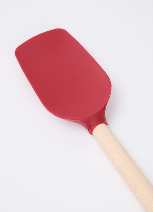KitchenAid Birch Wood lepelspatel 30 cm - voorkant 2 rood