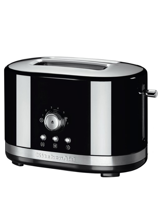 KitchenAid Broodrooster 2-slots 5KMT2116 - Onyx Zwart - voorkant zwart
