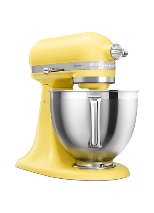 KitchenAid Colour Of The Year 2025 Artisan keukenmachine met kantelbare kop 4,7 liter 5KSM195PSEBT - Botergeel - detail 5 lichtgeel