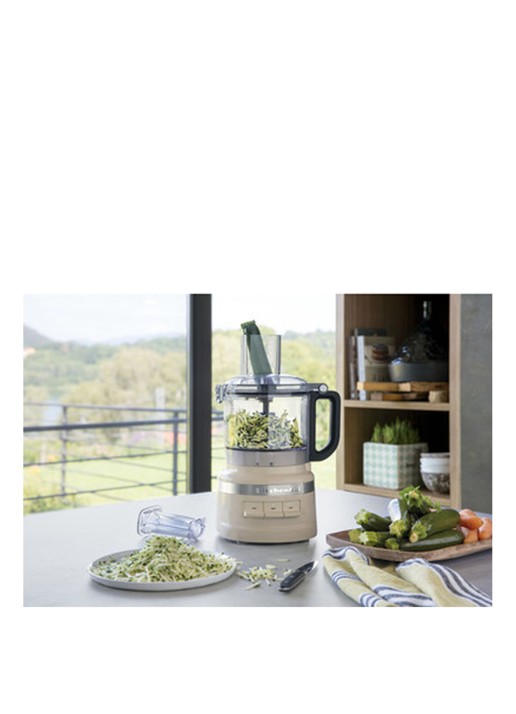 KitchenAid Foodprocessor 1,7 liter 5KFP0719 - Amandelwit - voorkant 3 creme