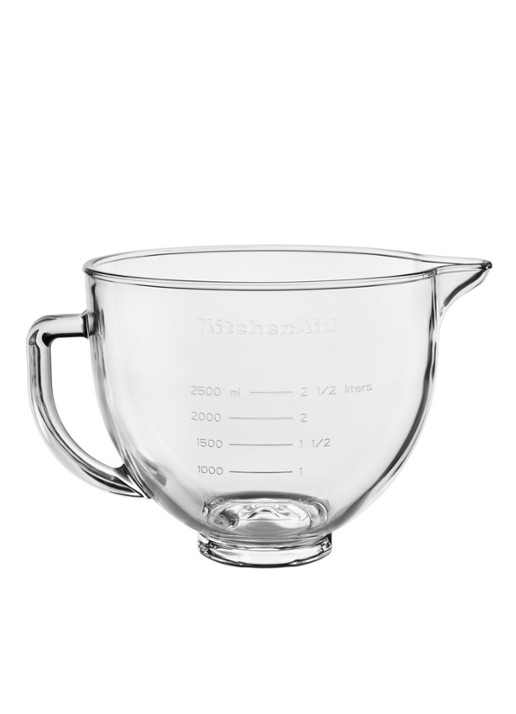 KitchenAid Glazen mengkom 4,7 liter - detail 4 transparant