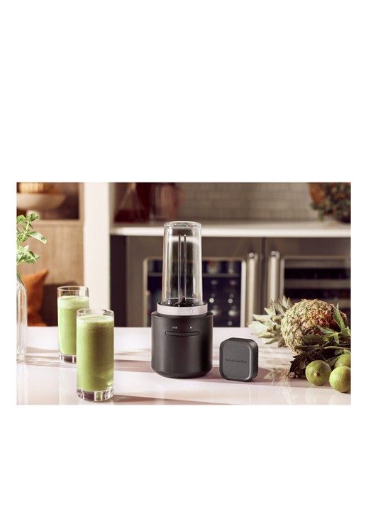 KitchenAid Go Mini draadloze blender 0,47 liter 5KSBR256BM - Zwart - detail 7 zwart