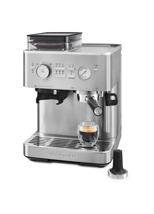 KitchenAid Halfautomatische espressomachine met koffiemolen - detail 5 metallic