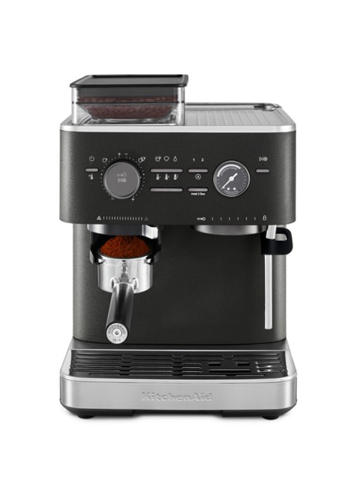 KitchenAid Halfautomatische espressomachine met koffiemolen - detail 4 zwart