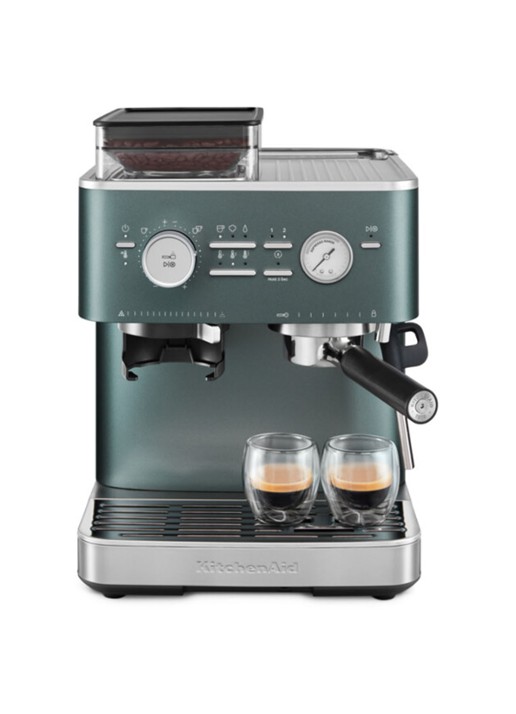 KitchenAid Halfautomatische espressomachine met koffiemolen - achterkant 8 groen