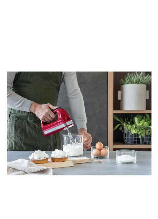KitchenAid Handmixer 5KHM9212E - Keizerrood - detail 6 steenrood