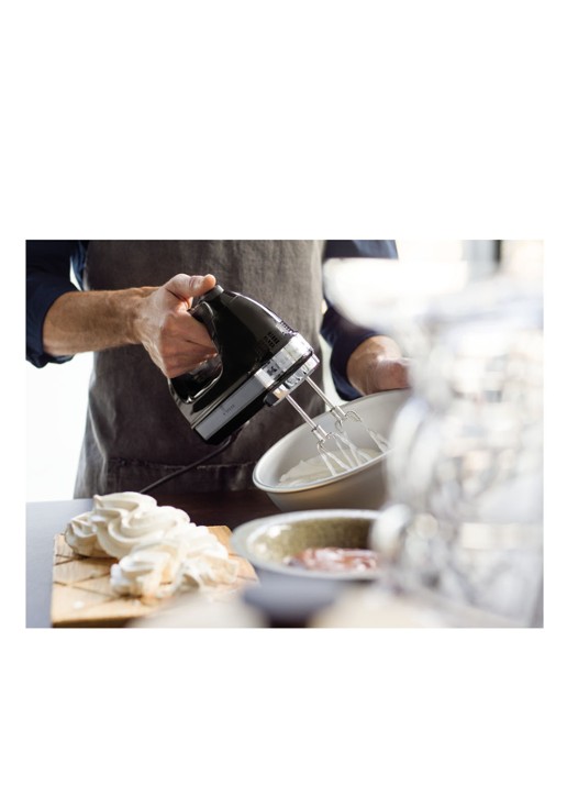 KitchenAid Handmixer 5KHM921EOB - Onyx Zwart - detail 7 zwart