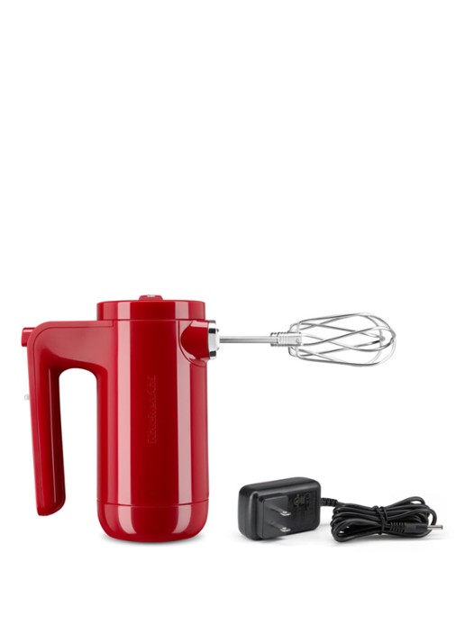 KitchenAid Handmixer 5KHMB732 - Keizerrood - detail steenrood