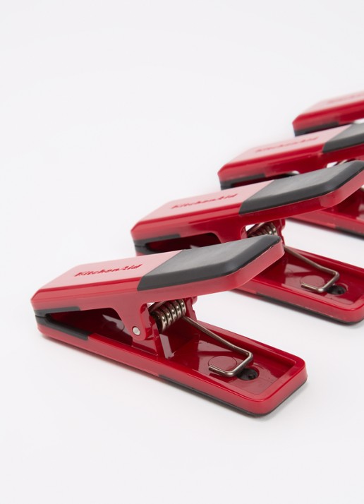KitchenAid Knijpers set van 4 - voorkant 2 rood