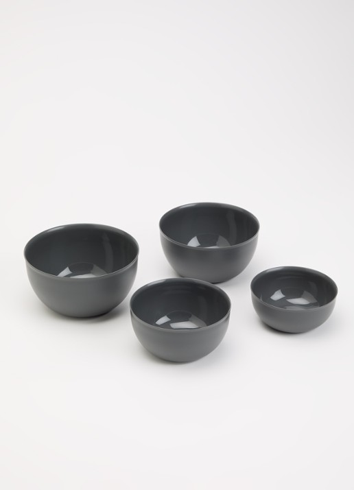 KitchenAid Kom met deksel set van 4 - voorkant 2 grijs