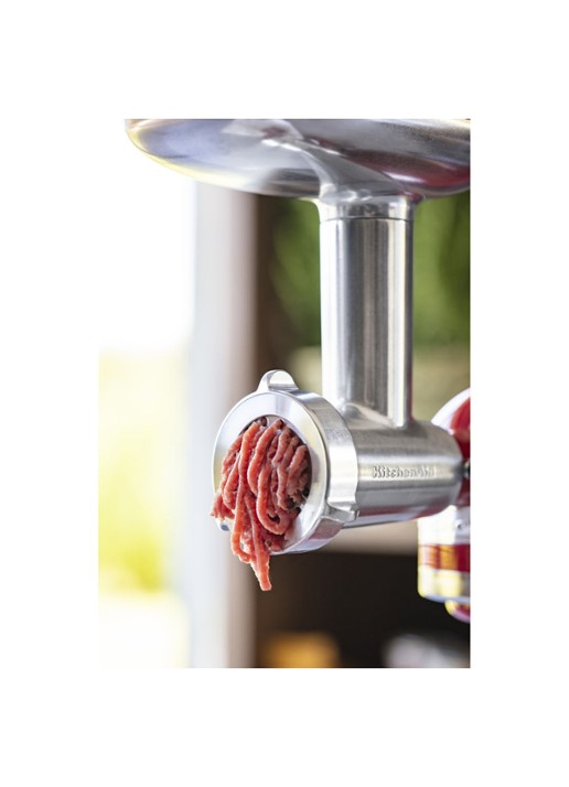 KitchenAid Metalen voedselmolen 5KSMMGA - voorkant 5 zilver