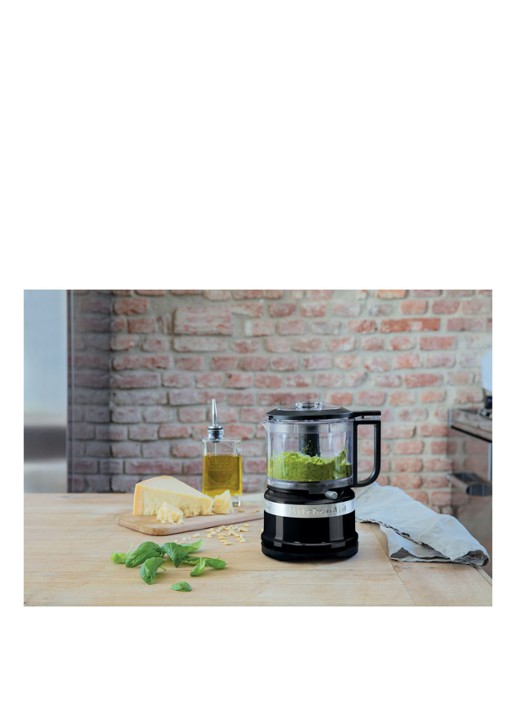KitchenAid Mini hakmolen 830 ml 5KFC3516 - Onyx Zwart - voorkant 6 zwart