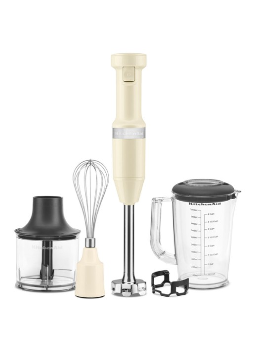 KitchenAid Staafmixer 5-delig 5KHBV83 - Amandelwit
