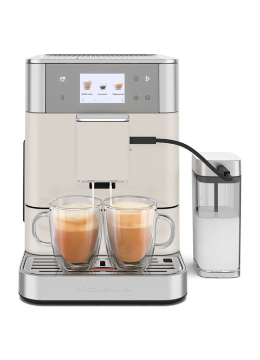 KitchenAid Volautomatische espressomachine - voorkant 8 wit