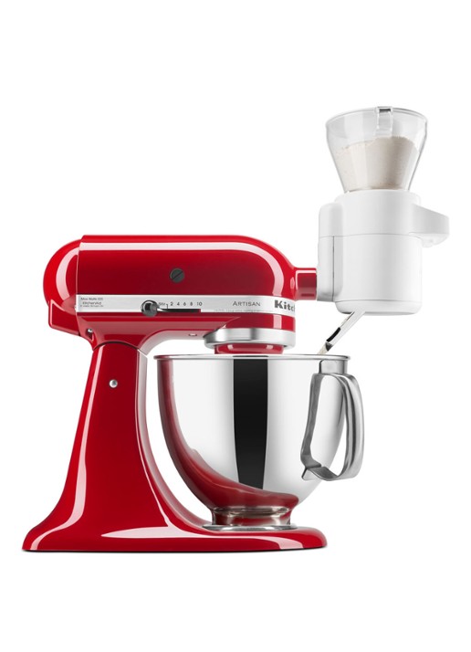 KitchenAid Zeef met weegschaal voor keukenmachine 5KSMSFTA - voorkant 7 wit