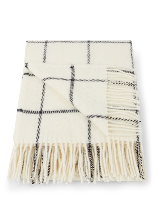 Klippan Vinga Island plaid van lamswol 130 x 200 cm