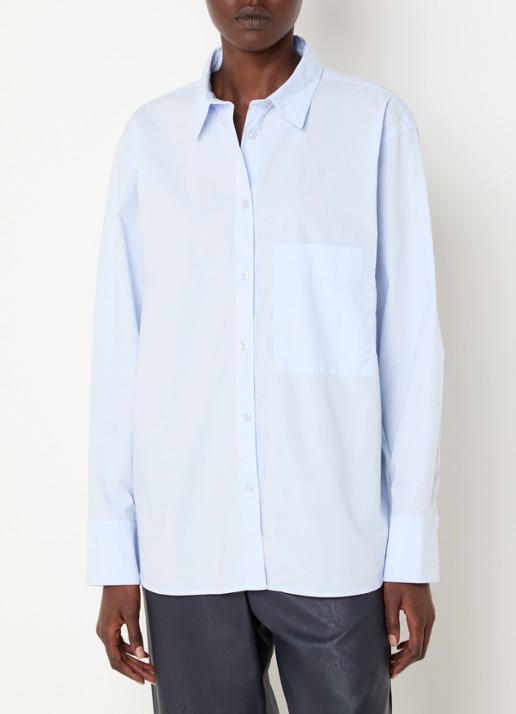 Knit-ted Lies blouse met borstzak