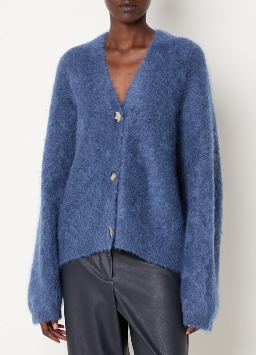 Knit-ted Maris grofgebreid vest met V-hals