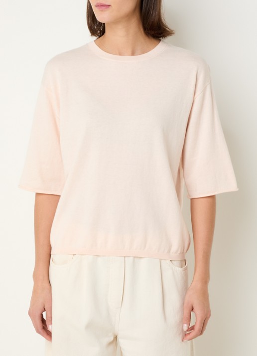 Knit-ted Merle fijngebreid T-shirt