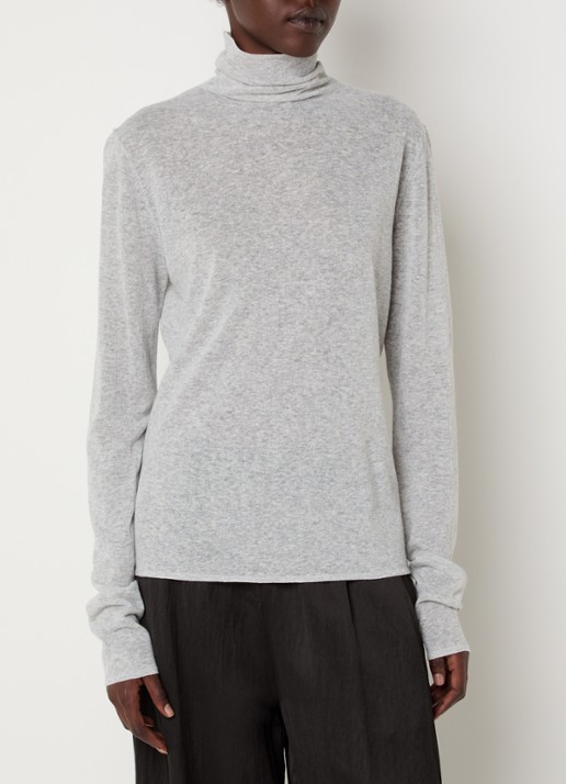 Knit-ted Roline trui met col en stretch