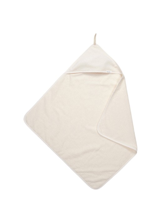 Koeka Dijon badcape 100 x 100 cm - voorkant 3 wit