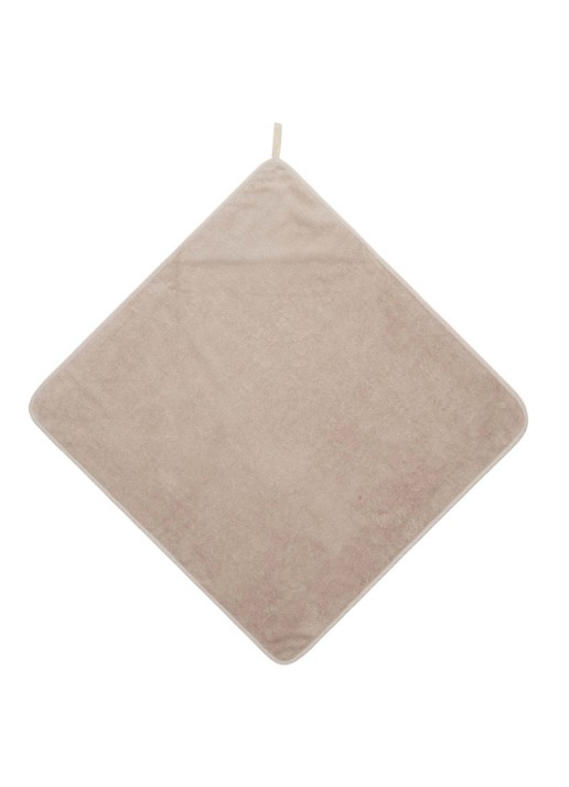 Koeka Dijon badcape 100 x 100 cm - detail 2 beige