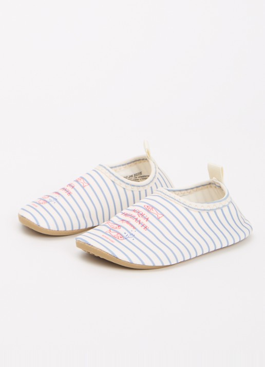 Konges Sløjd Aster waterschoenen met print - voorkant 2 blauw