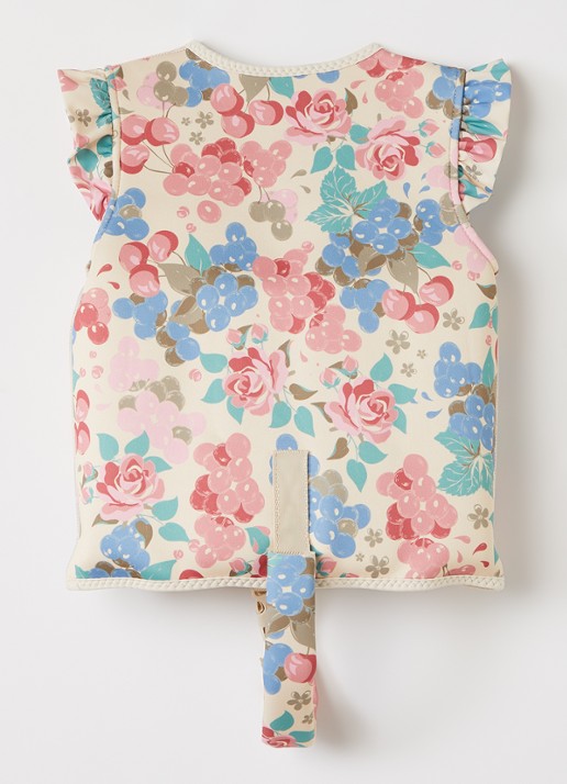 Konges Sløjd Avery zwemvest met print - voorkant 2 beige