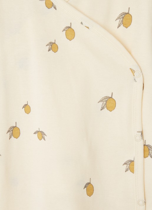 Konges Sløjd Babypak van  katoen met print - detail 2 vanillegeel