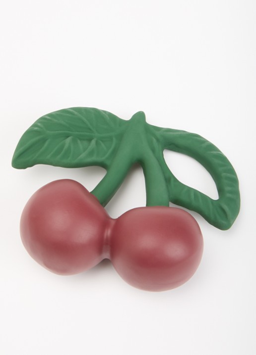 Konges Sløjd Cherry bijtring 10,5 cm  - voorkant 2 rood