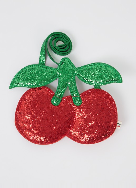 Konges Sløjd Cherry crossbodytas met glitter