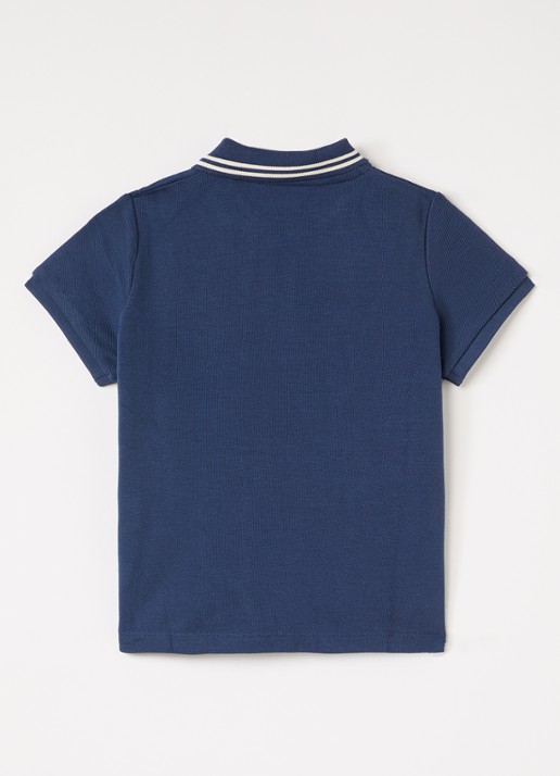 Konges Sløjd Florian polo met logo - voorkant 2 donkerblauw