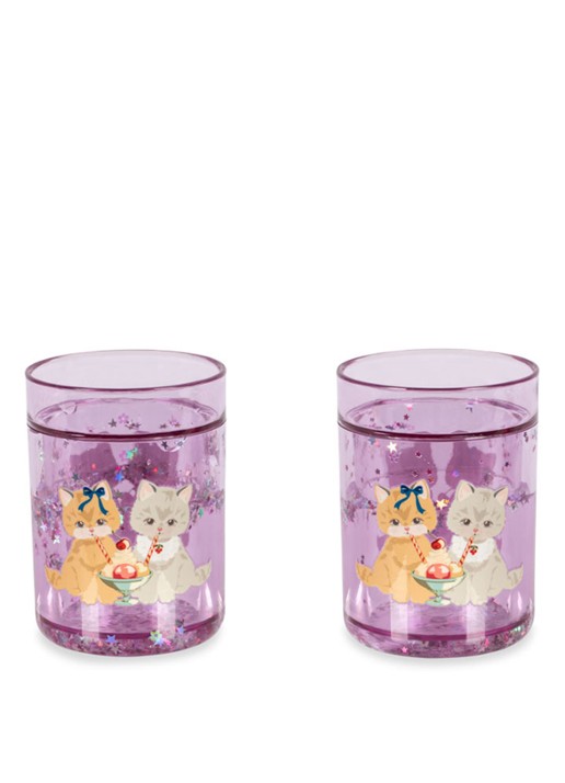 Konges Sløjd Glitter kinderbeker 18 cl set van 2
