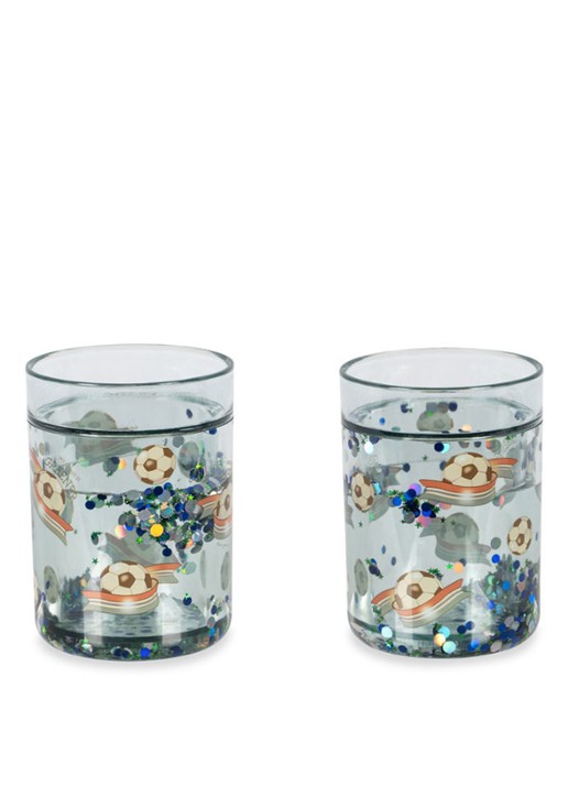 Konges Sløjd Glitter kinderbeker 18 cl set van 2