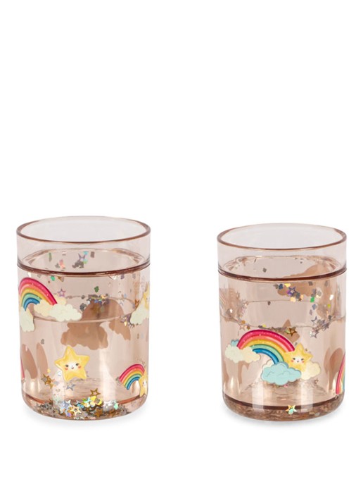 Konges Sløjd Glitter kinderbeker 18 cl set van 2