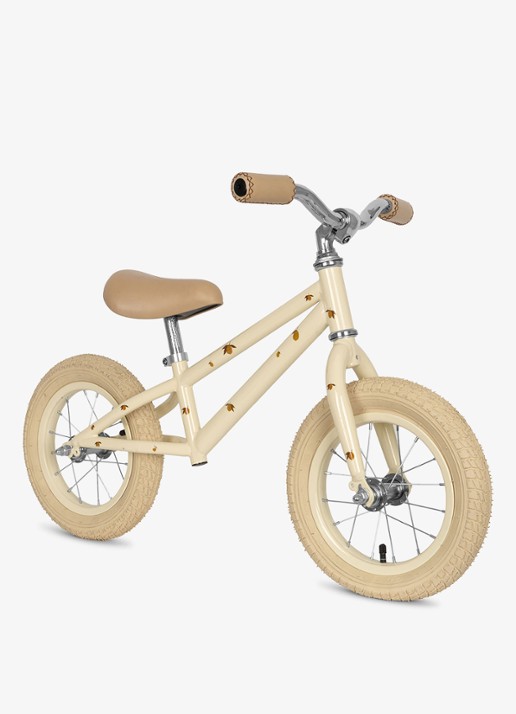 Konges Sløjd Kinderfiets met print - detail beige