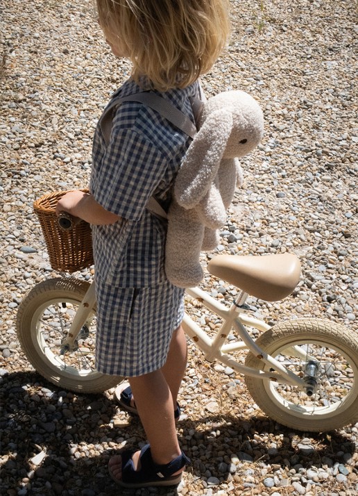Konges Sløjd Kinderfiets met print - voorkant 6 beige