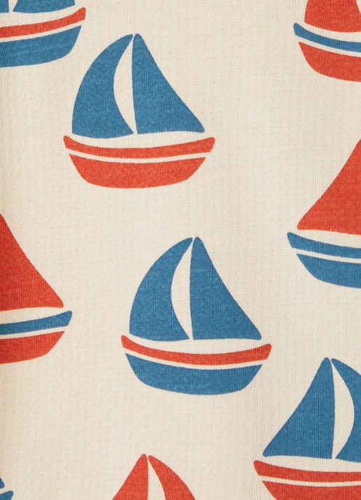 Konges Sløjd Loopy Lou sweater met print - detail beige