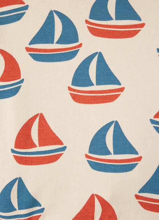 Konges Sløjd Loopy Lou sweater met print - detail 2 beige