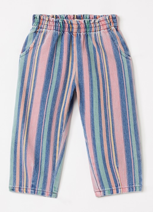 Konges Sløjd Loose fit jeans met streepprint
