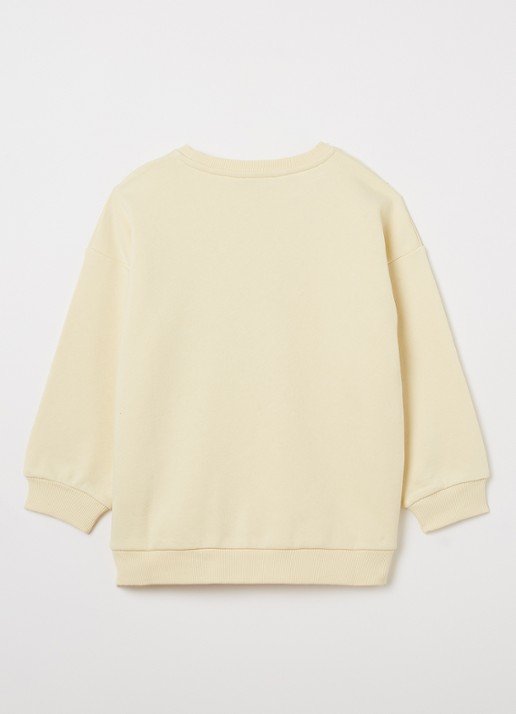 Konges Sløjd Lou sweater met pailletten - achterkant 5 creme