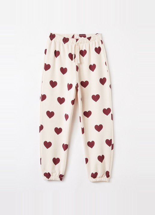 Konges Sløjd Lou tapered fit joggingbroek met print