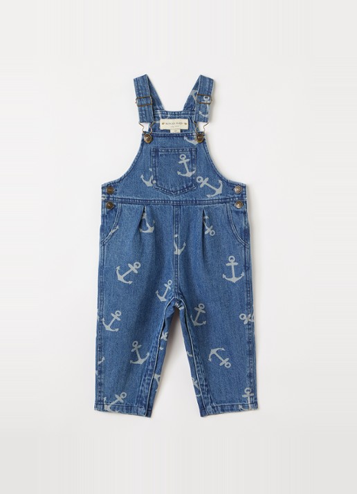 Konges Sløjd Magot straight fit tuinbroek met print