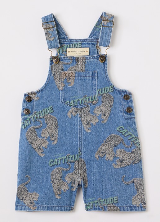 Konges Sløjd Magot straight fit tuinbroek van denim