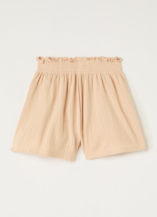 Konges Sløjd Minnie wide fit korte broek met structuur