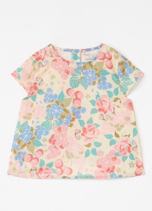 Konges Sløjd Pacey met print - voorkant beige