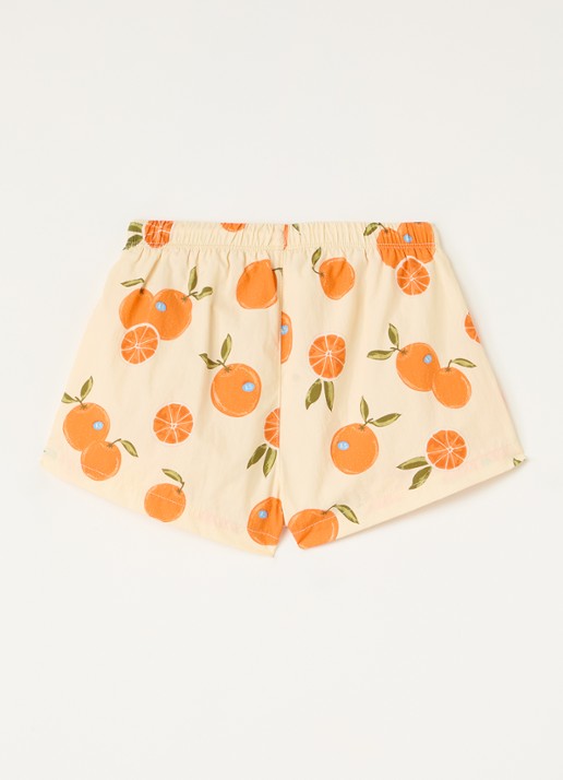 Konges Sløjd Pomio zwemshorts met print - voorkant 2 beige