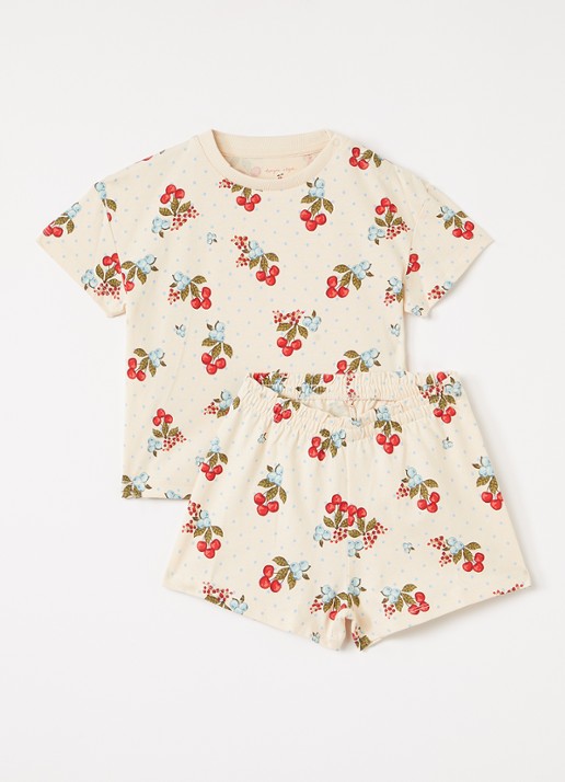 Konges Sløjd Set van T-shirt met korte broek 2-delig