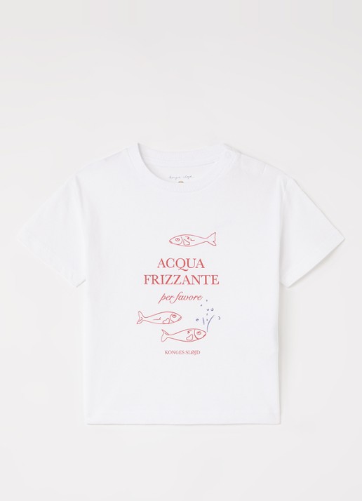 Konges Sløjd T-shirt met print - voorkant wit