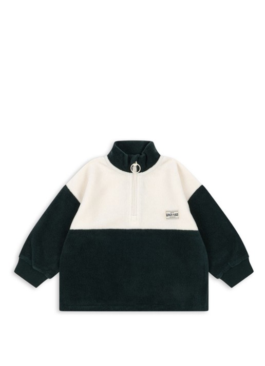 Konges Sløjd Tavi sweater met halve rits